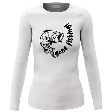 Gone Fishing v1' Long Sleeve for Women